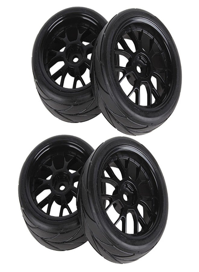 BQLZR Y Shape Wheel Rim&Tires Replacement for HSP 1:10 On-Road RC Flat Racing Car 20106 Pack of 4 - Image 3